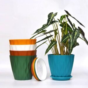 Upnster Flowerpots Color-Variant Stylish Planters for Indoor & Outdoor Plant Lovers
